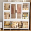 【CL】26Q3#9014 85cm wide, one large and two small storage cabinets, storage cabinets Application Scenario
